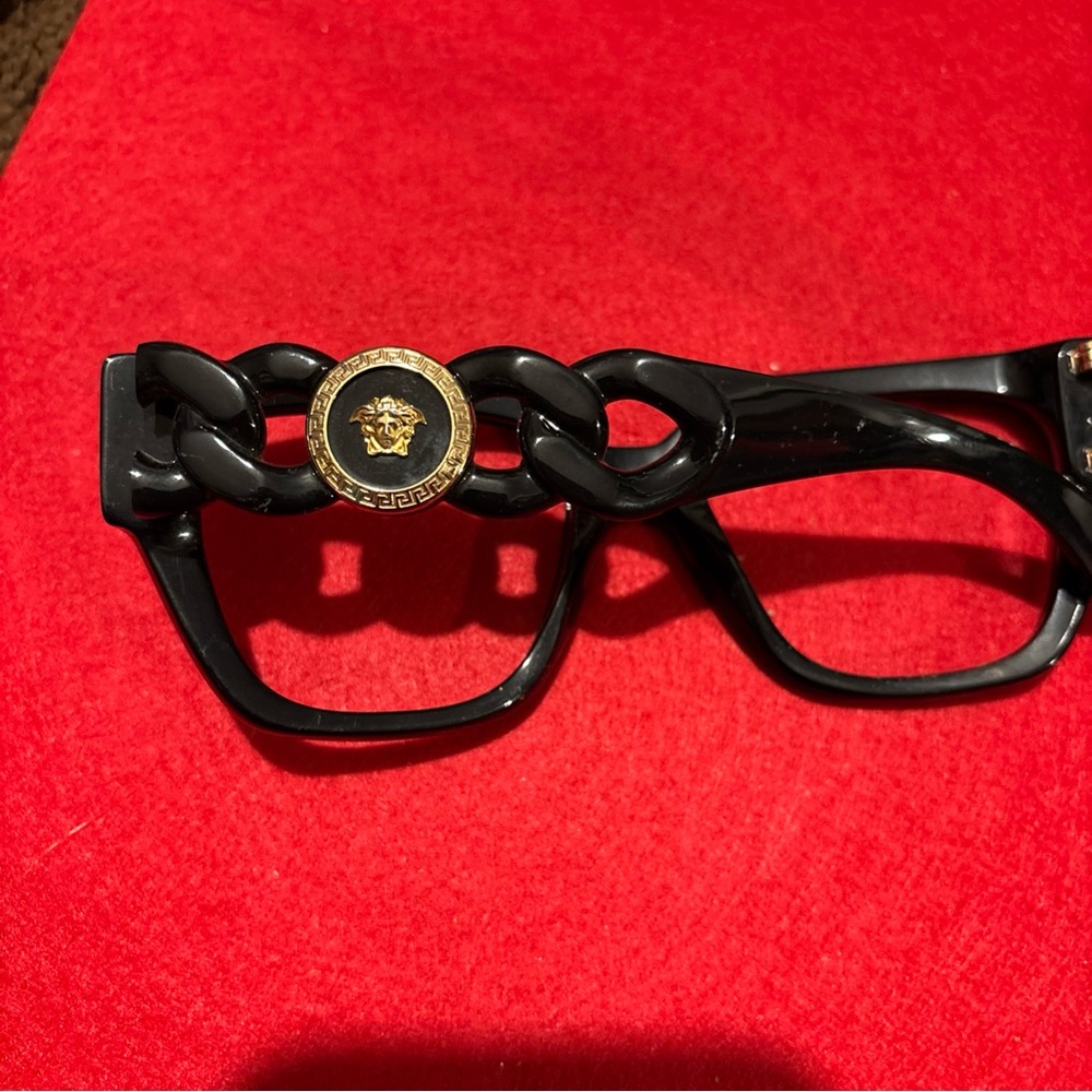 Versace Black and Gold Glasses frame ,vintage - Picture 4 of 5